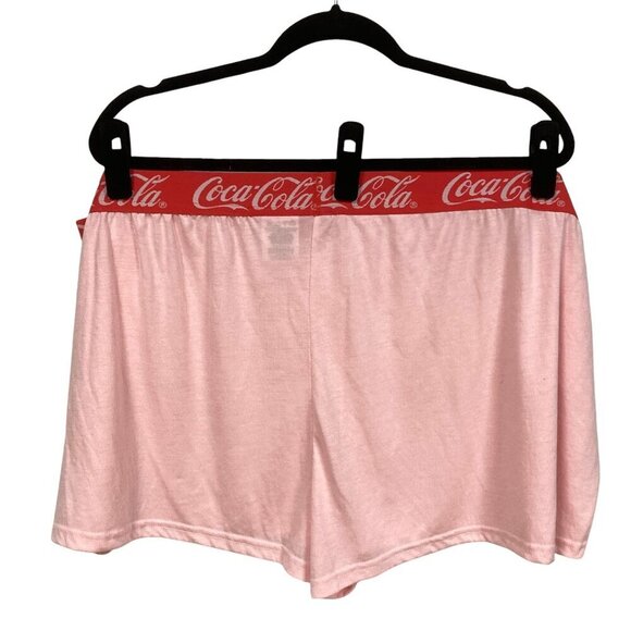 Coca-Cola 3 Piece Pajama Set, Size 3X, Pink Tank Top Shorts Socks, New w Defects - Picture 8 of 16